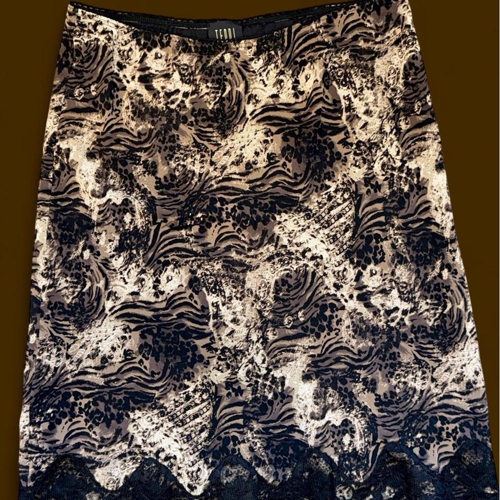 VINTAGE "TEDDI" LEOPARD SKIRT